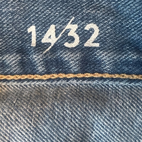 Something Navy High Rise Cigarette Ankle Jeans In Indigo Light Size 14/32 - Picture 9 of 11